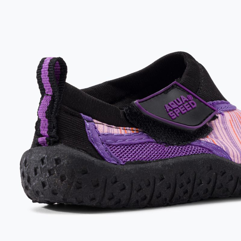 Children's water shoes AQUA-SPEED Aqua 2A black-pink 673 8