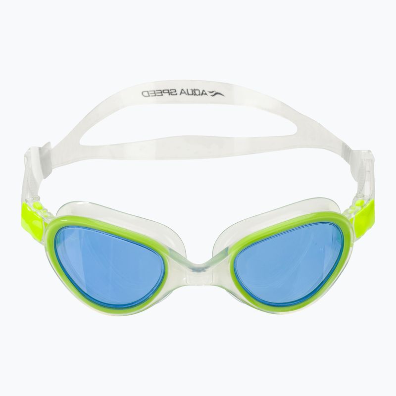 AQUA-SPEED X-Pro swimming goggles green 2