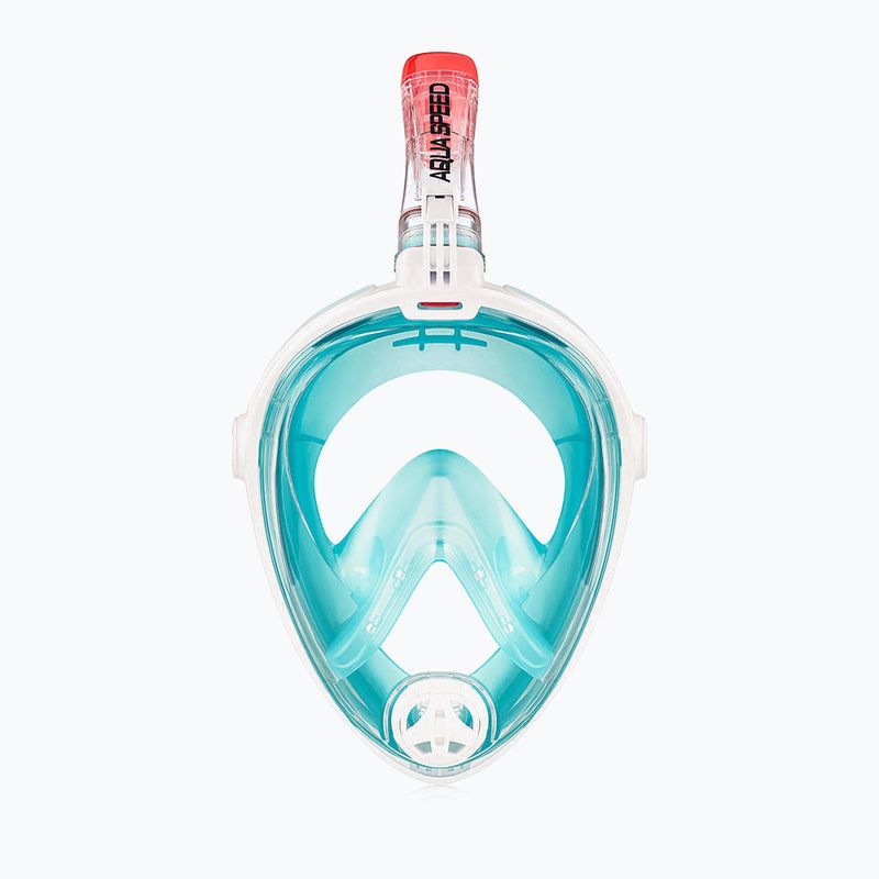AQUA-SPEED Spectra 2.0 full face mask for snorkelling white/blue 2