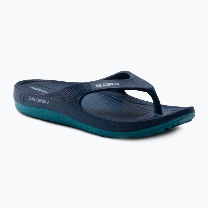 Women's AQUA-SPEED Alcano flip flops 42 navy blue 519