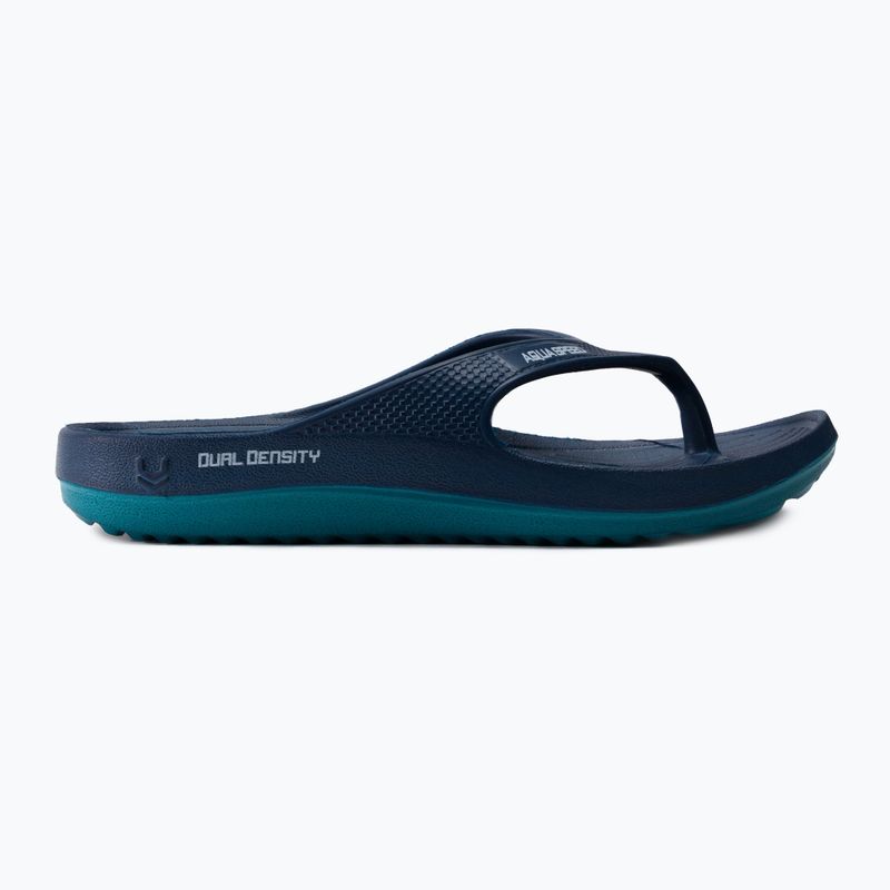 Women's AQUA-SPEED Alcano flip flops 42 navy blue 519 2