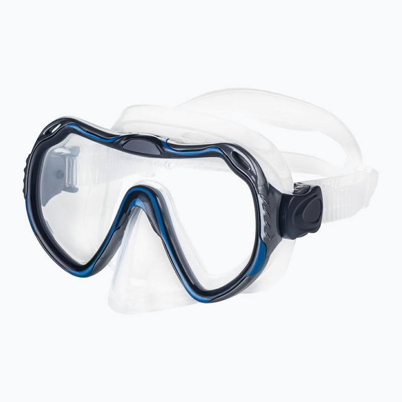 AQUA-SPEED Java + Elba diving set blue 614 11