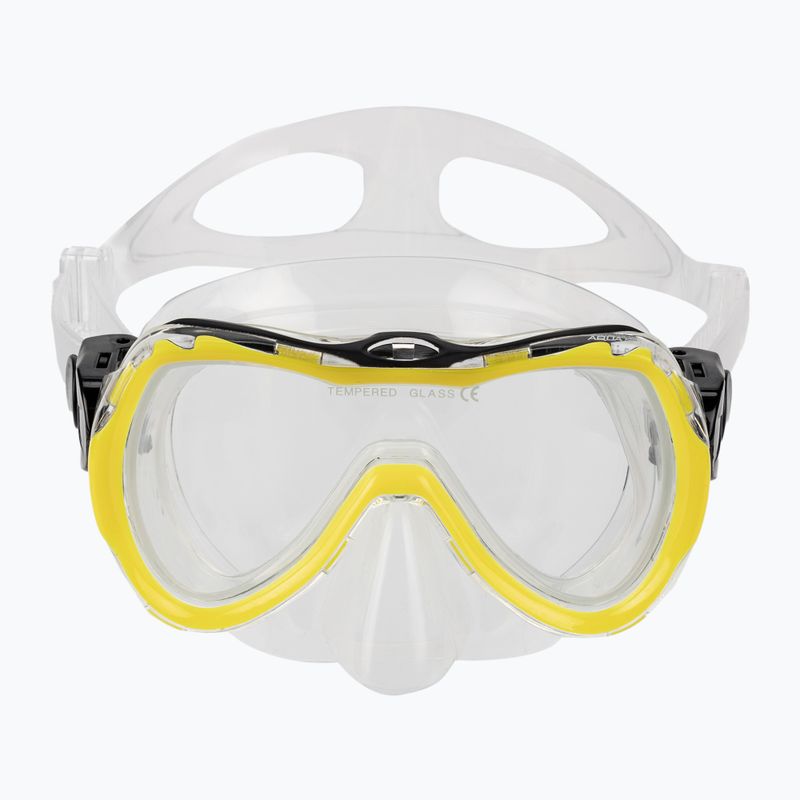 AQUA-SPEED children's diving set Enzo + Evo yellow 604 2