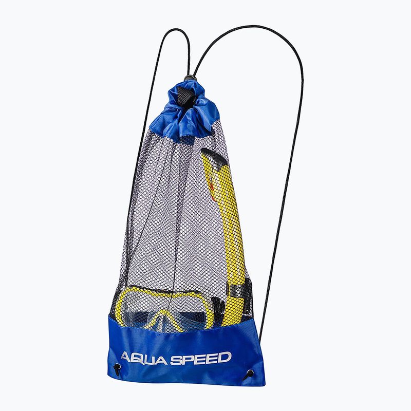 AQUA-SPEED children's diving set Enzo + Evo yellow 604 12