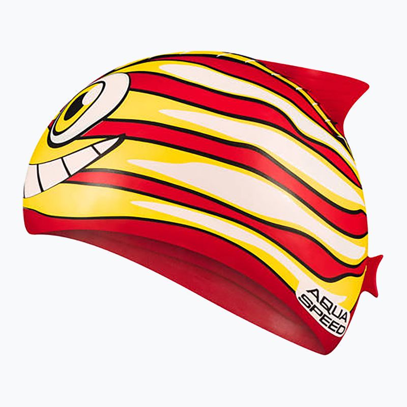 AQUA-SPEED Zoo Fish 31 red/yellow swimming cap 115 2