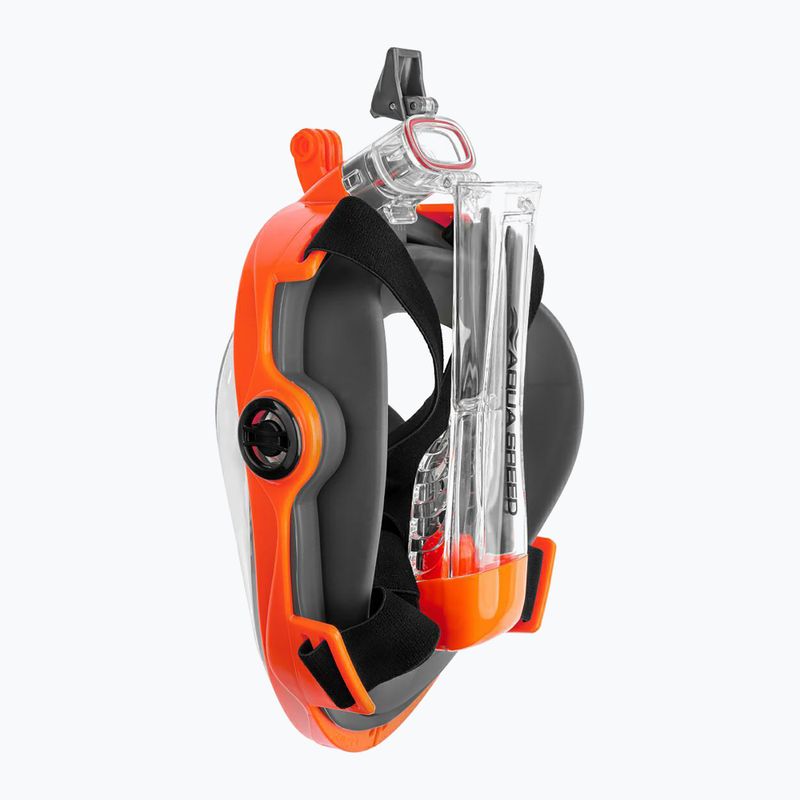 AQUA-SPEED Spectra 2.0 full face mask for snorkelling black/orange 6