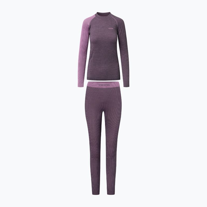 Women's thermal underwear set Viking Mounti purple 7