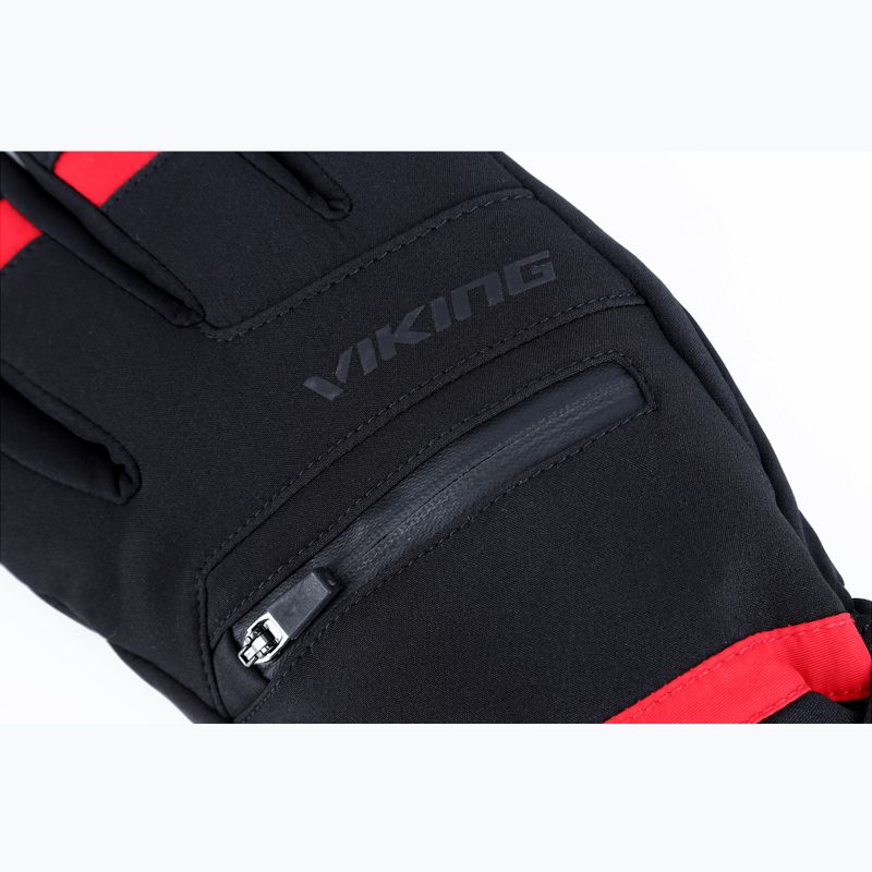 Viking Kuruk 2.0 ski gloves black/red 5