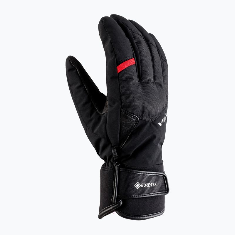 Men's ski gloves Viking Branson GTX black/red 2