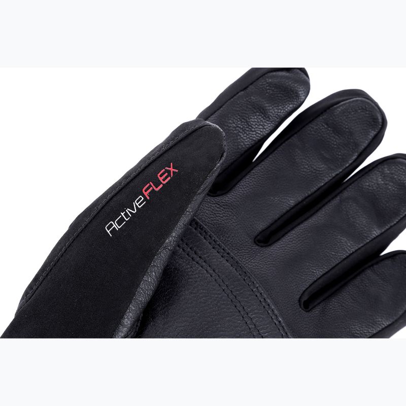 Men's ski gloves Viking Branson GTX black/red 6