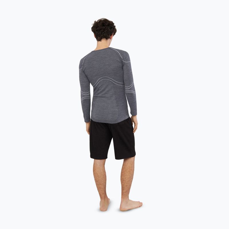 Men's thermal longsleeve Viking Lan Pro dark grey/light grey 3