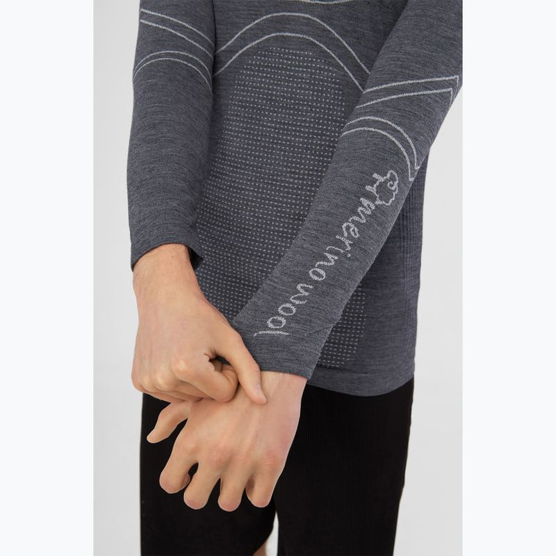 Men's thermal active sweatshirt Viking Lan Pro dark grey/light grey 5
