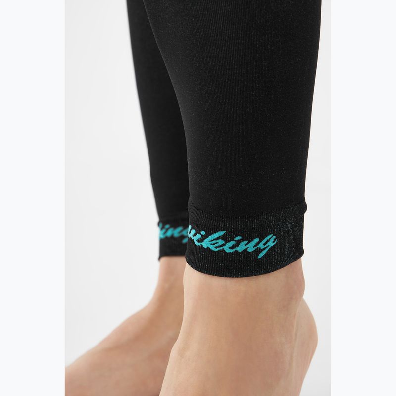 Women's thermal underwear set Viking Ilsa black/turquoise 14