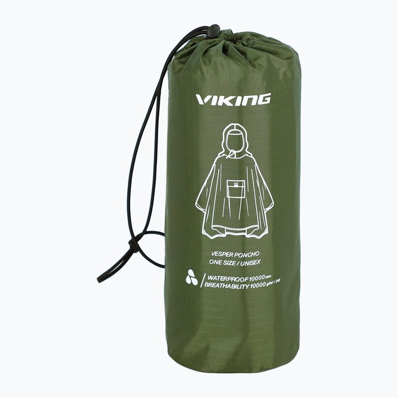 Rain cape Viking Vesper olive 8