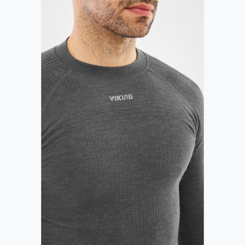 Men's thermal active sweatshirt Viking Tende dark grey 4