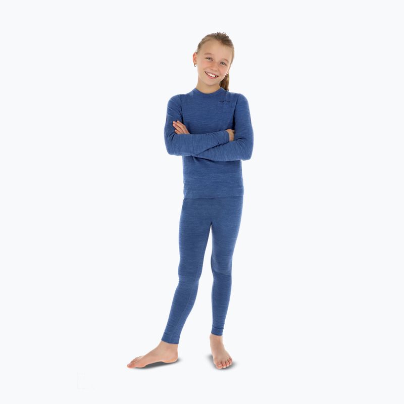 Children's thermal underwear set Viking Flam light blue 4
