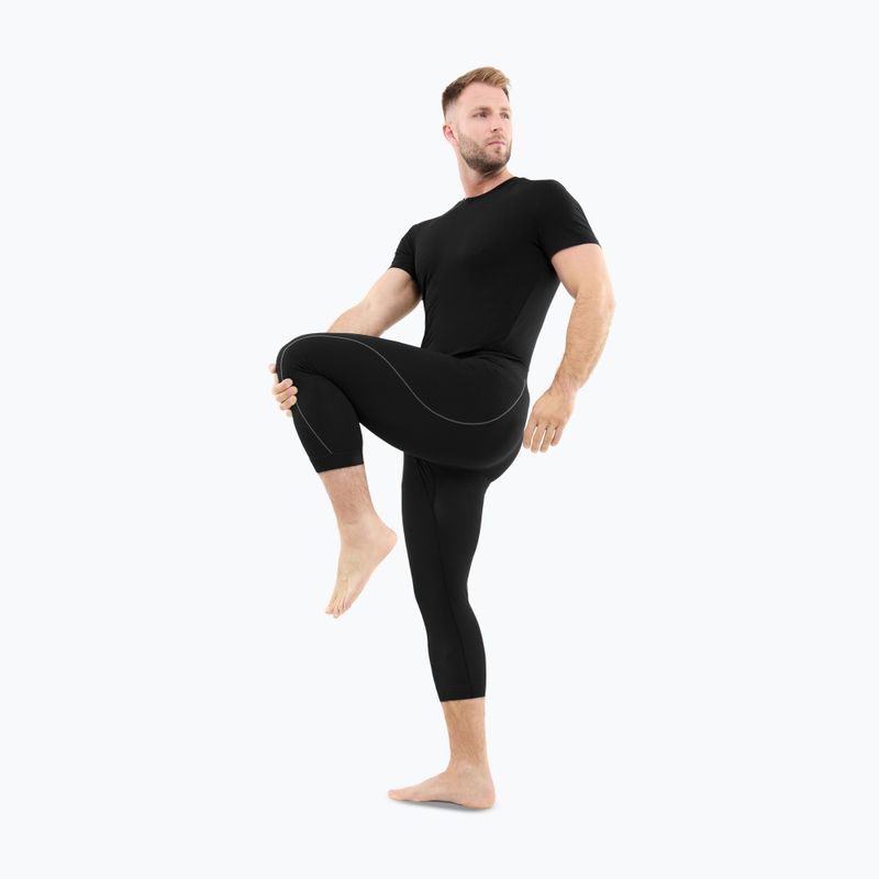 Men's thermal trousers Viking Eiger 2.0 3/4 black/grey 4