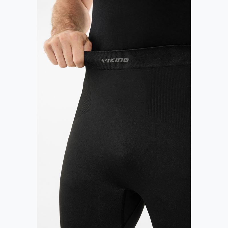 Men's thermal trousers Viking Eiger 2.0 3/4 black/grey 5