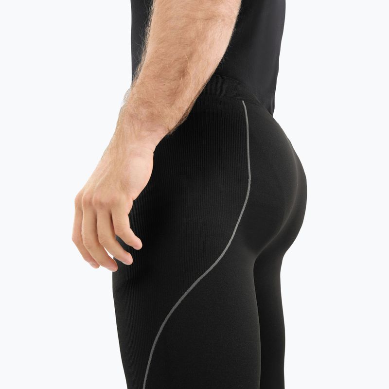 Men's thermal trousers Viking Eiger 2.0 3/4 black/grey 6