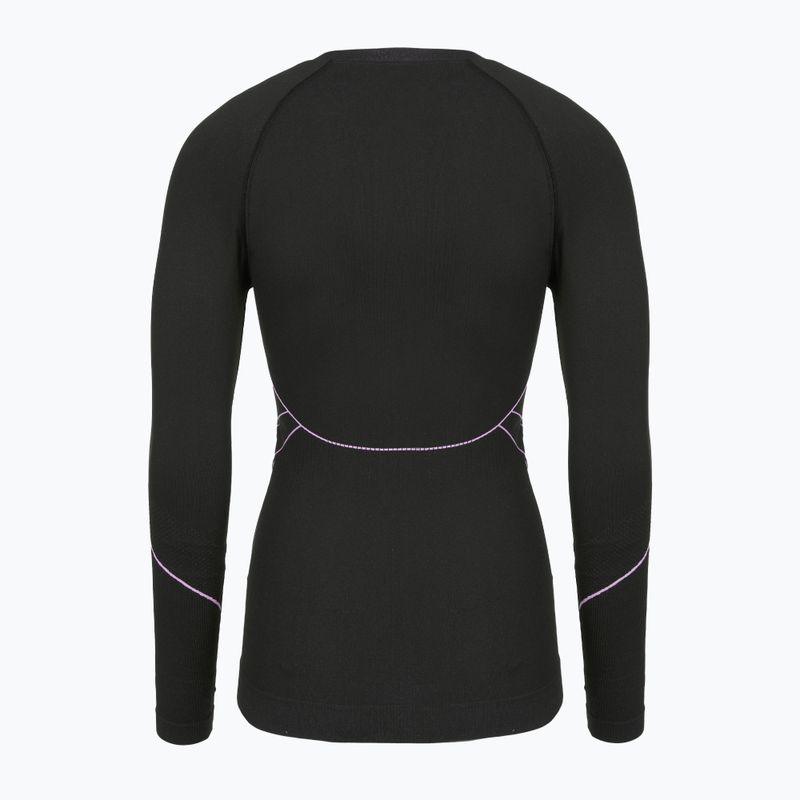 Women's thermal active sweatshirt Viking Etna 2.0 black/purple 2