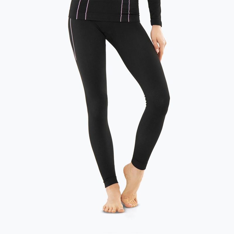 Women's thermal trousers Viking Etna 2.0 black/purple