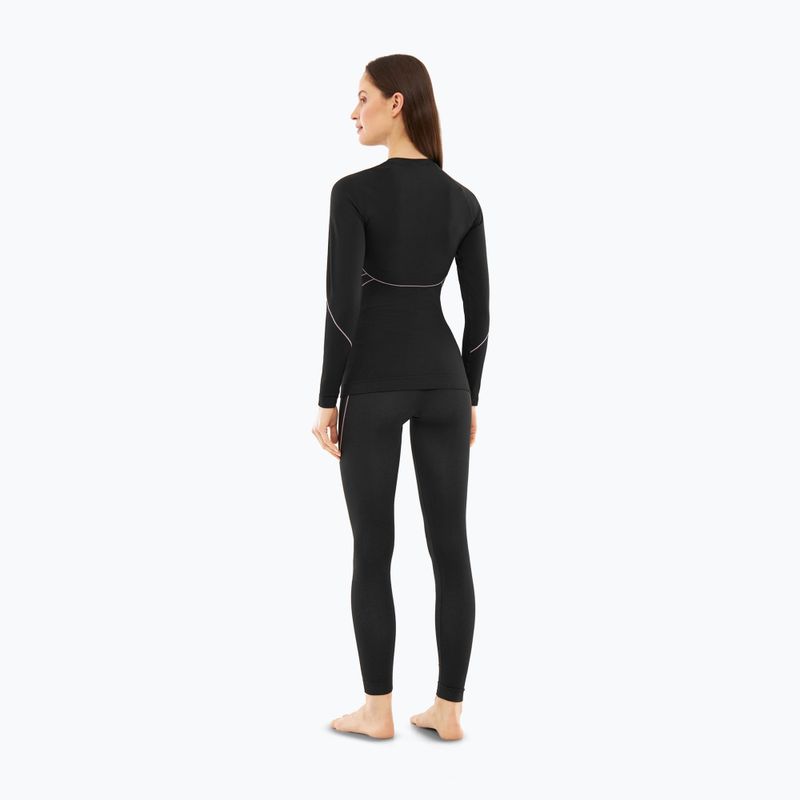 Women's thermal trousers Viking Etna 2.0 black/purple 3