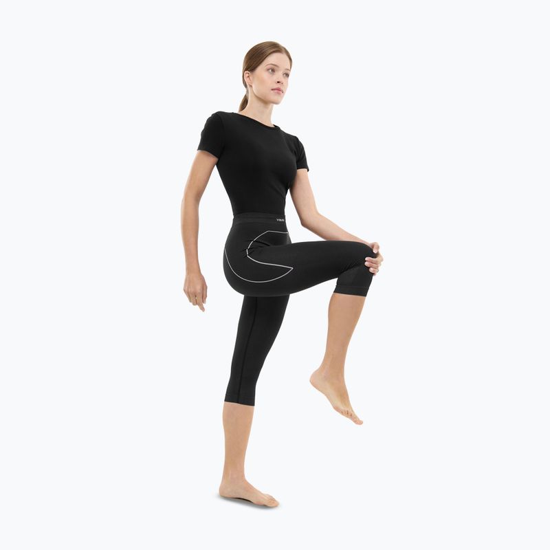 Women's thermal trousers Viking Etna 2.0 3/4 black/purple 2