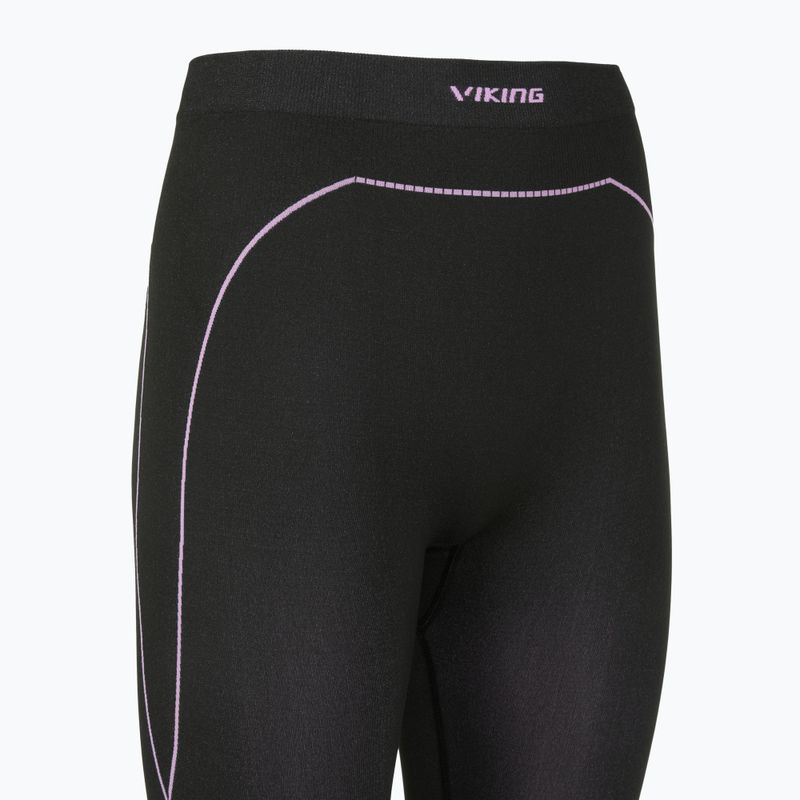 Women's thermal trousers Viking Etna 2.0 3/4 black/purple 9