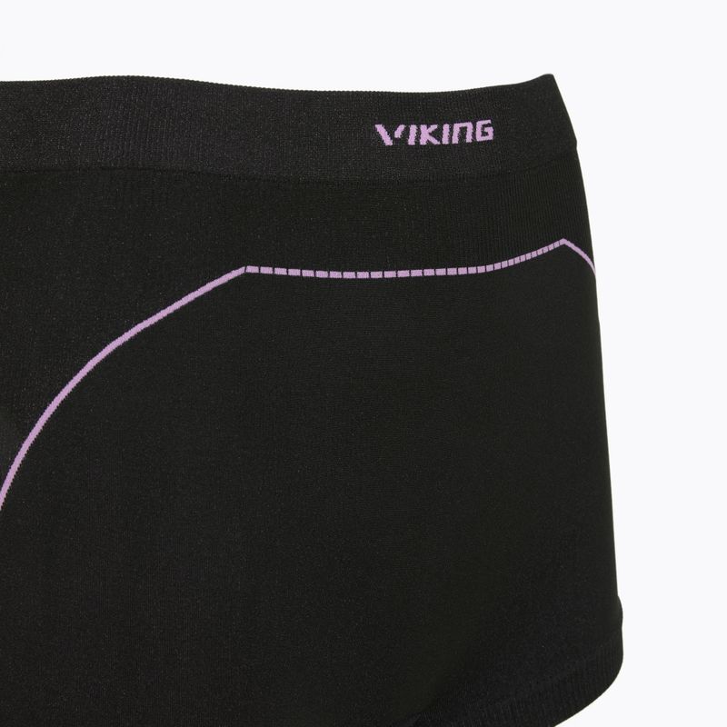 Women's thermal boxer briefs Viking Etna 2.0 black/purple 3