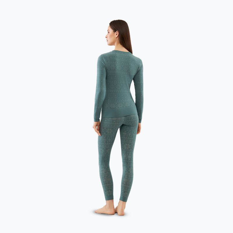 Women's thermal underwear set Viking Sigrid green 2