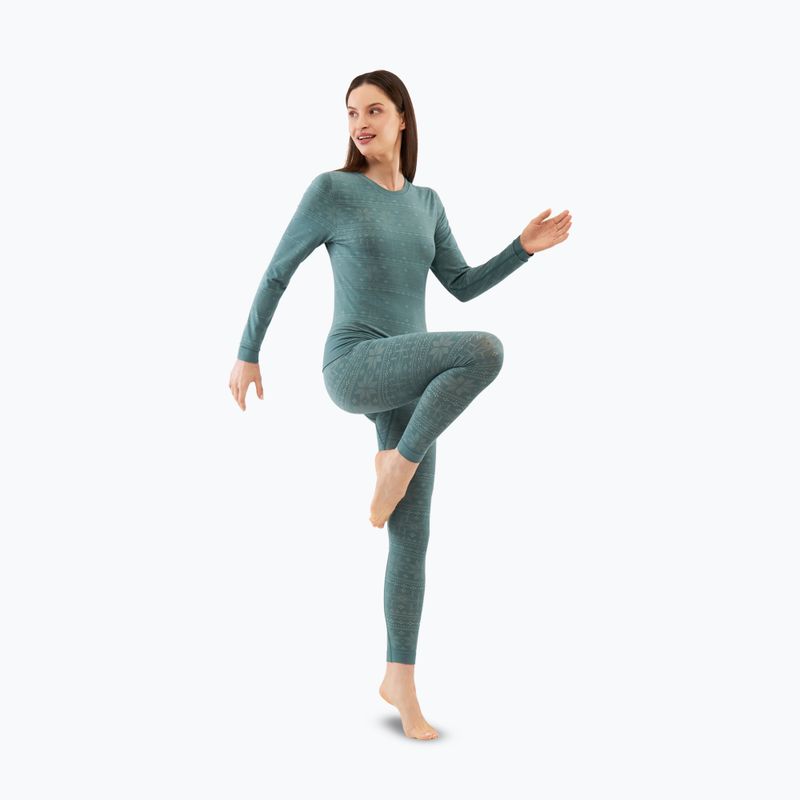 Women's thermal underwear set Viking Sigrid green 3