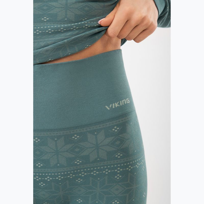 Women's thermal underwear set Viking Sigrid green 6