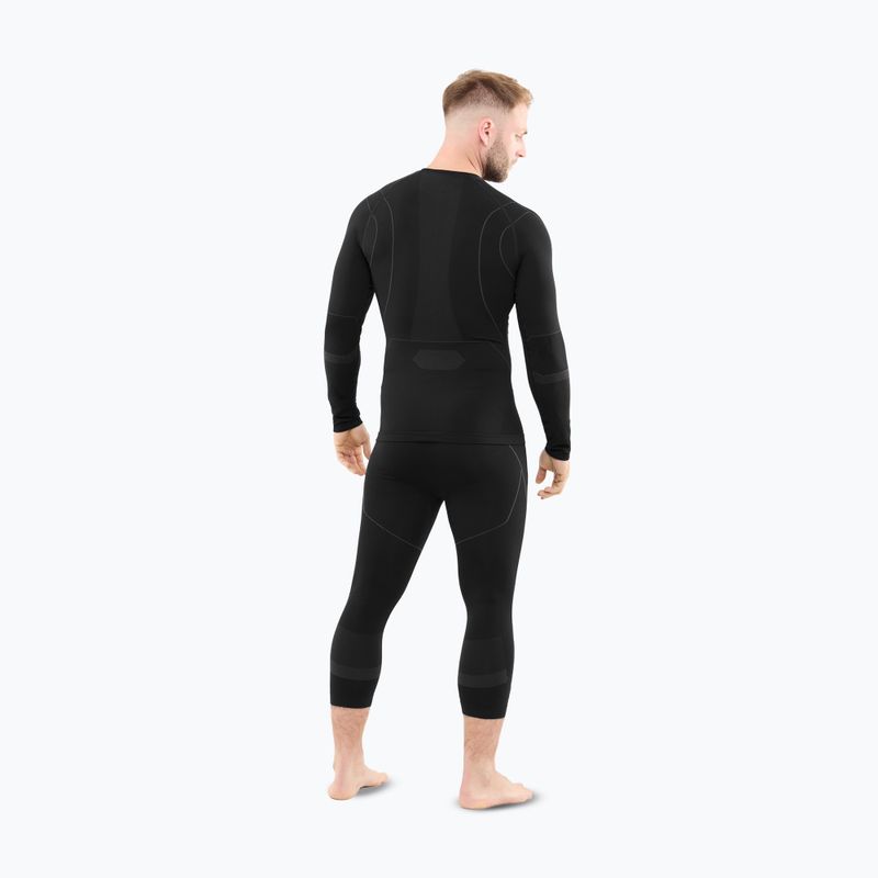 Men's thermal underwear set Viking Gary 3/4 black 3
