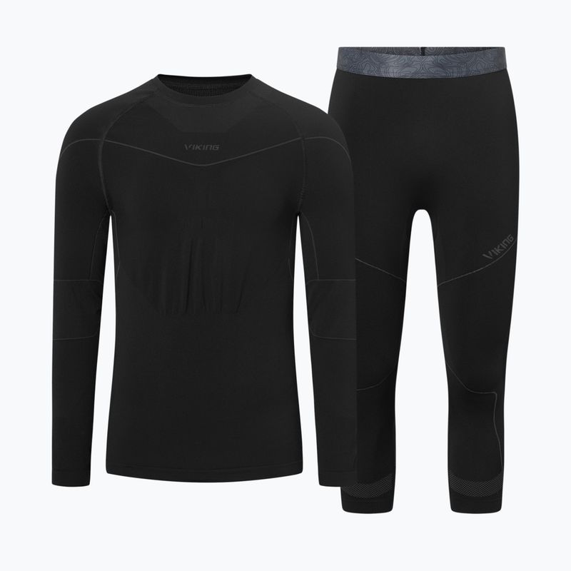 Men's thermal underwear set Viking Gary 3/4 black 7