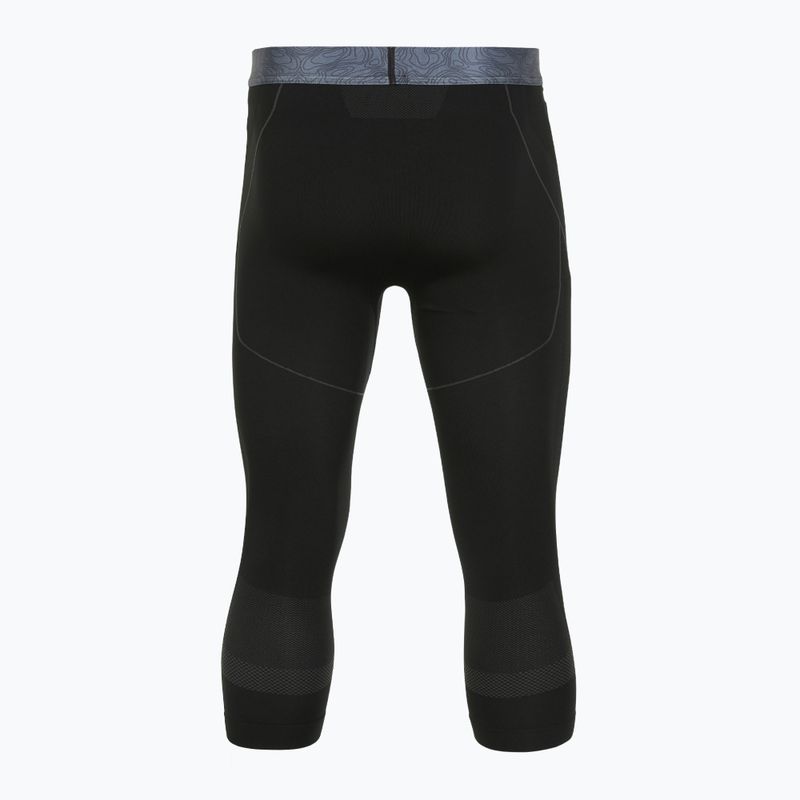 Men's Viking Gary 3/4 thermal trousers black 2