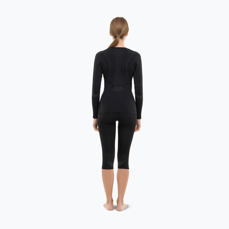 Women's thermal underwear set Viking Gaja 3/4 black 3