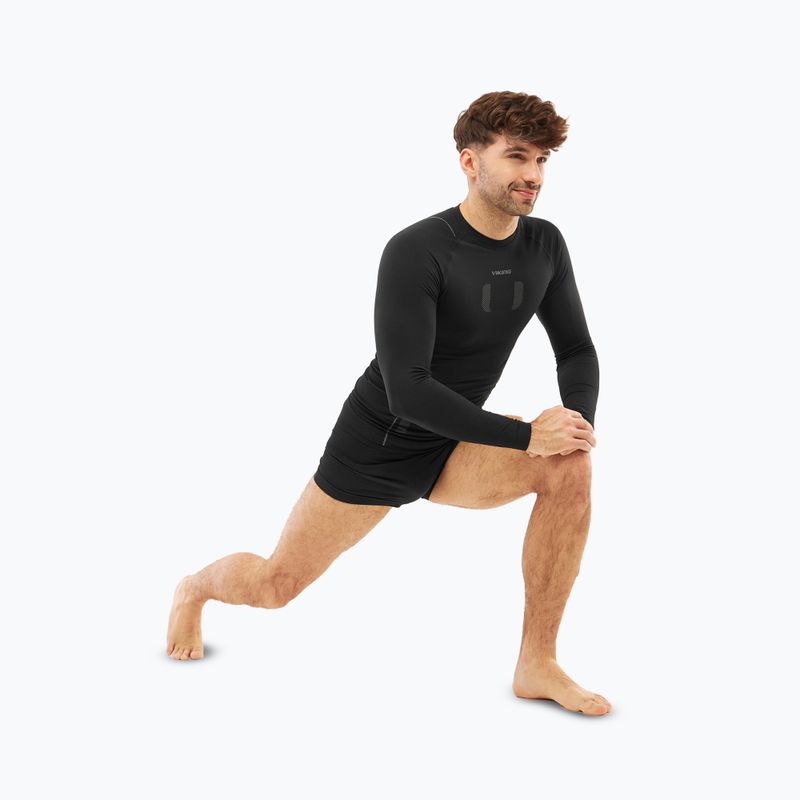 Men's thermal underwear set Viking Eiger 2.0 black/grey 8