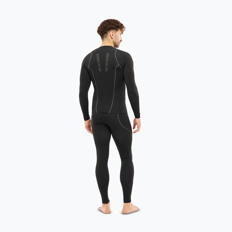 Men's thermal trousers Viking Eiger 2.0 black/grey 3