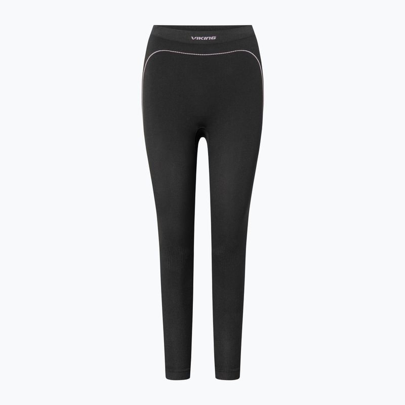 Women's thermal underwear set Viking Eiger 2.0 black/purple 3