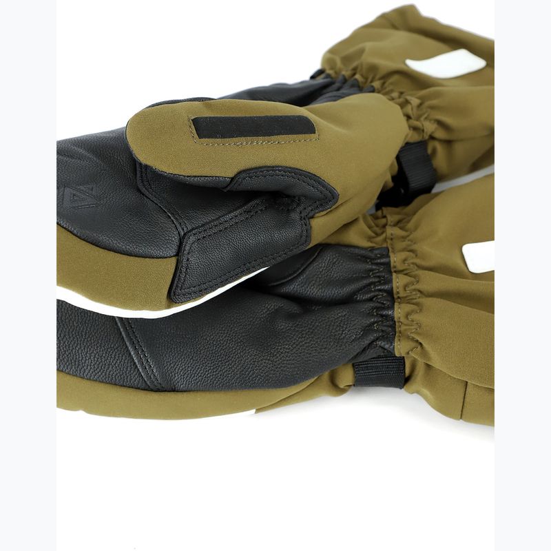 Ski gloves Viking Norvik Pro Mitten Freeride olive/white 4