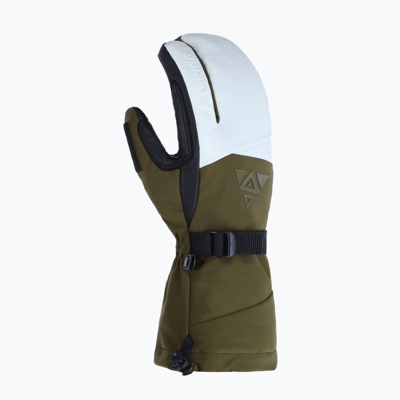 Ski gloves Viking Norvik Pro Lobster Freeride olive/white 2