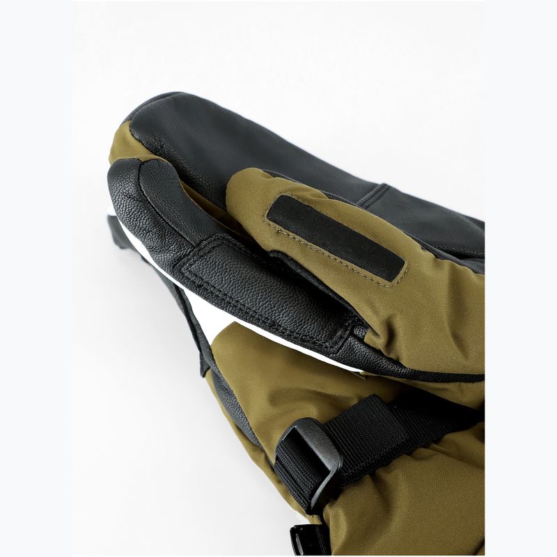 Ski gloves Viking Norvik Pro Lobster Freeride olive/white 4