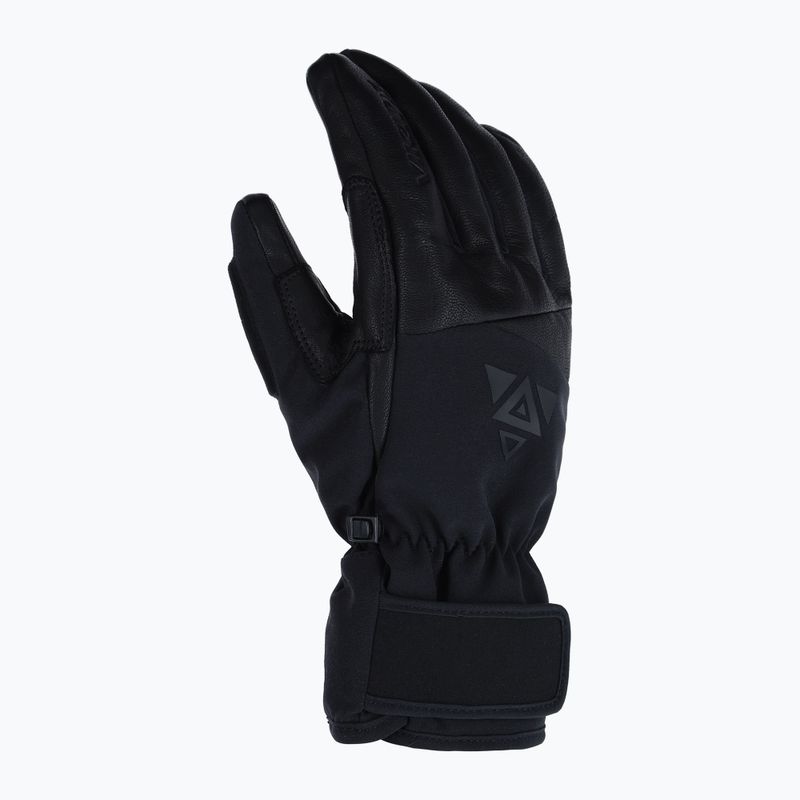Men's ski gloves Viking Norvik Pro Pipe full black 2