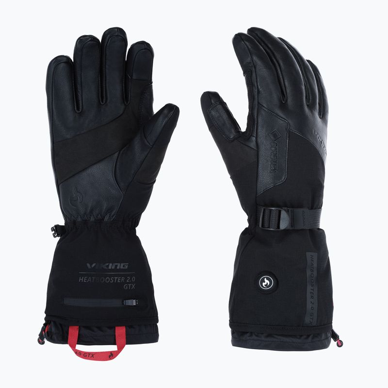 Ski gloves Viking Heatbooster 2.0 Gore-Tex black