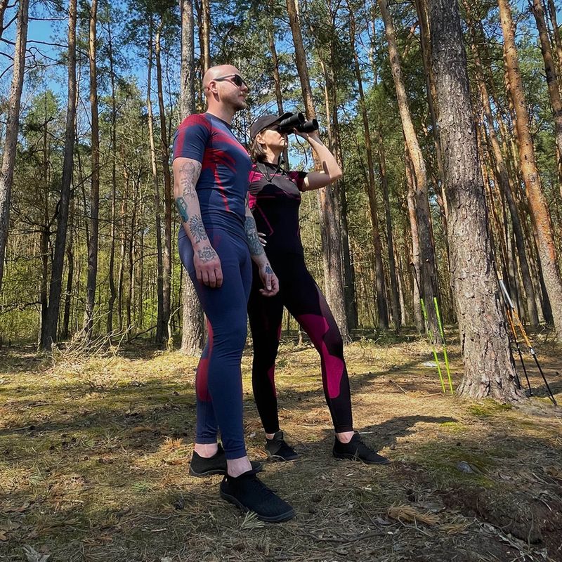 Women's thermoactive pants Brubeck Dry 9944 black/pink LE13260 9