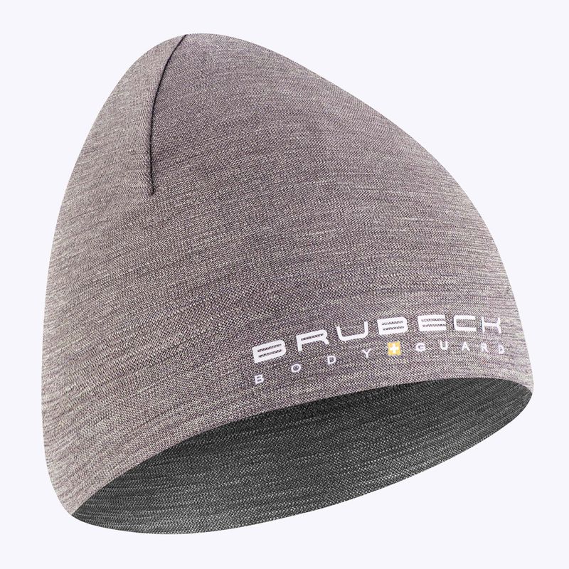 Brubeck Extreme Wool winter beanie in steel 2