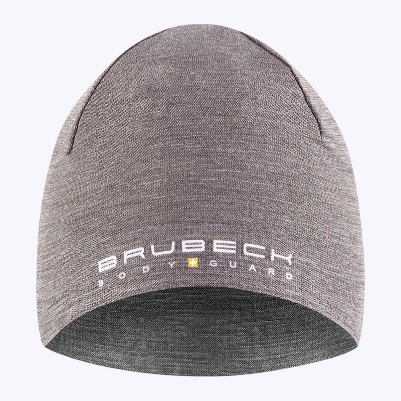 Brubeck Extreme Wool winter beanie in steel