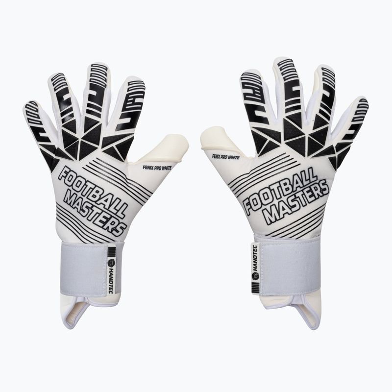 Football Masters Fenix Pro goalkeeper gloves white 1174-4