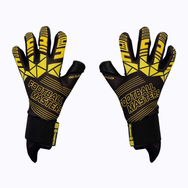 Football Masters Fenix yellow children's goalkeeper gloves 1180-1