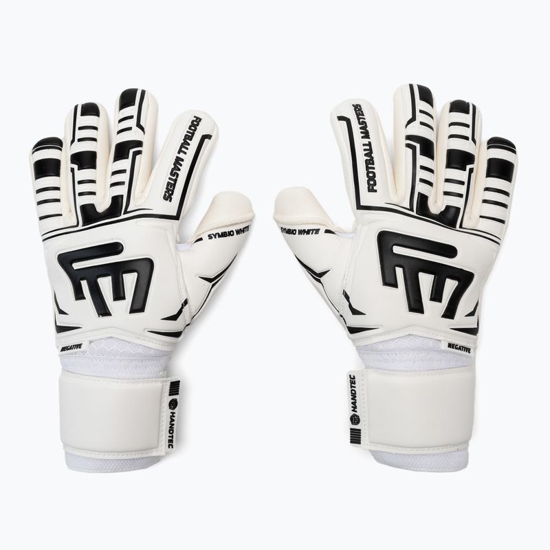 Football Masters Symbio NC children's goalkeeper gloves white 1177-1